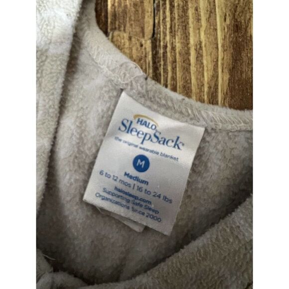 Halo Baby Fleece Sleep Sack Size Medium  Gray Unisex - Picture 5 of 6